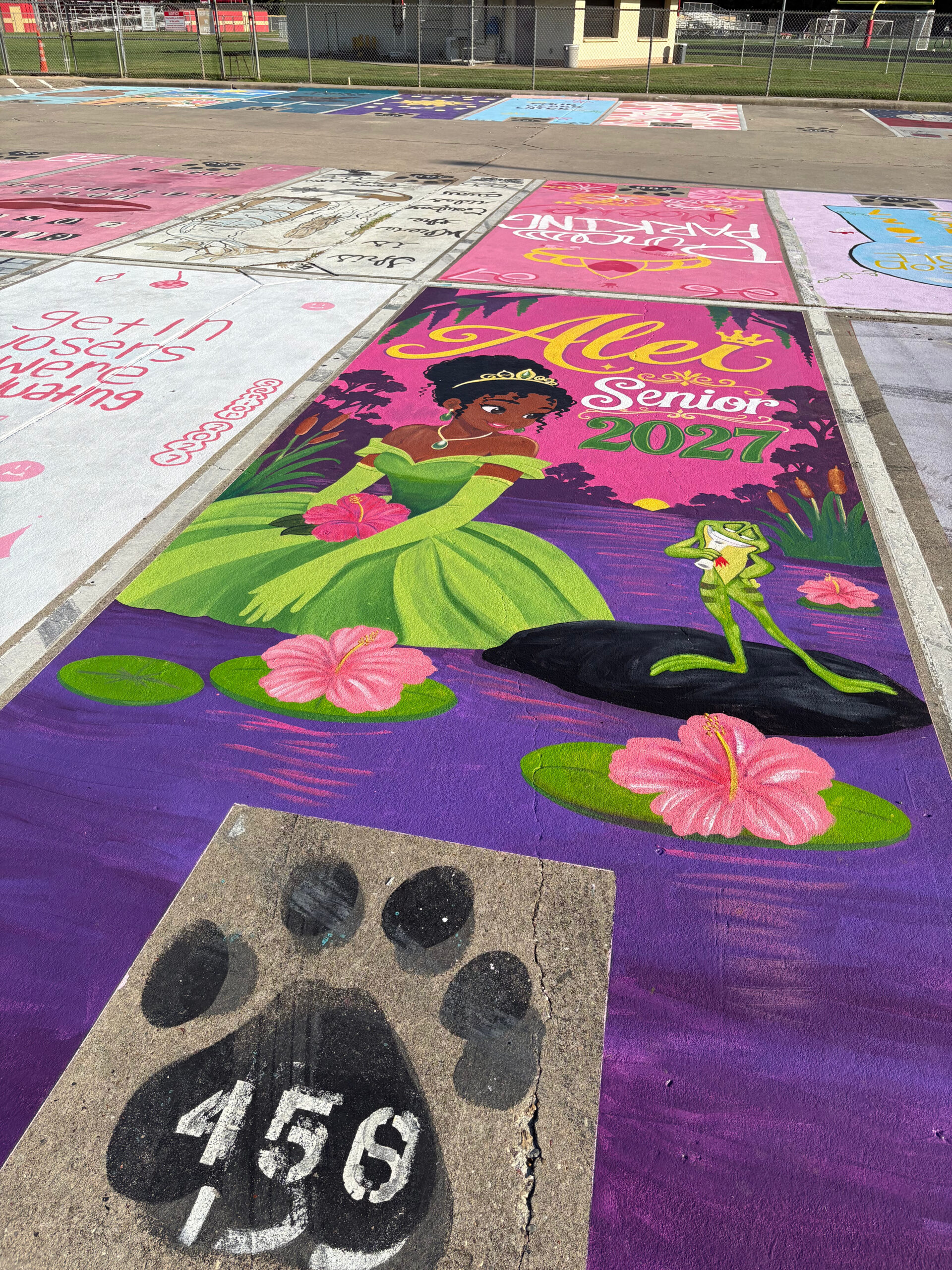 Senior Parking Spots Senior parking spot painting Houston, Humble, Atascosita, hardin, Rosharon, Manvel, Katy, Conroe