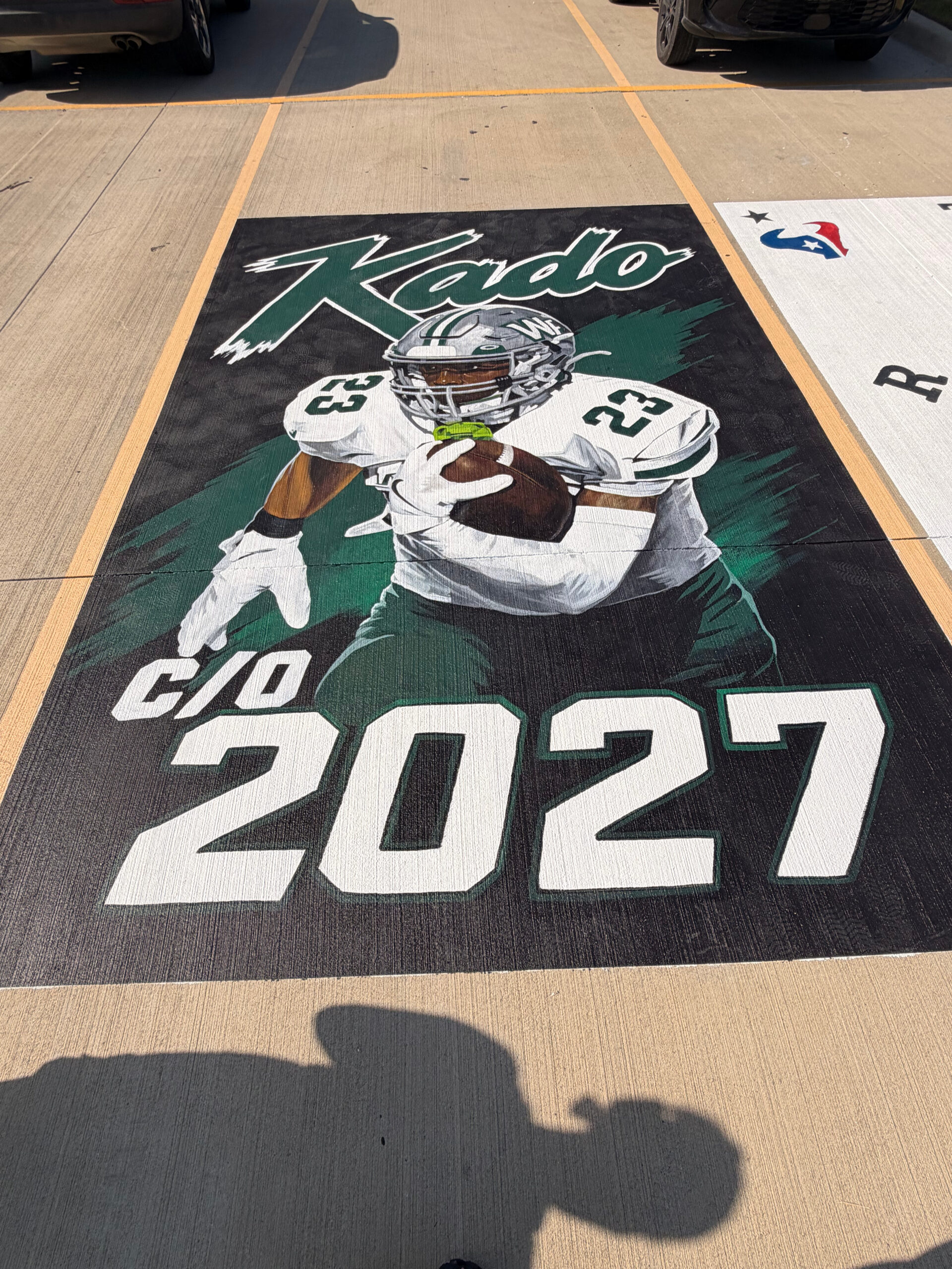 Senior Parking Spots Senior parking spot painting Houston, Humble, Atascosita, hardin, Rosharon, Manvel, Katy, Conroe