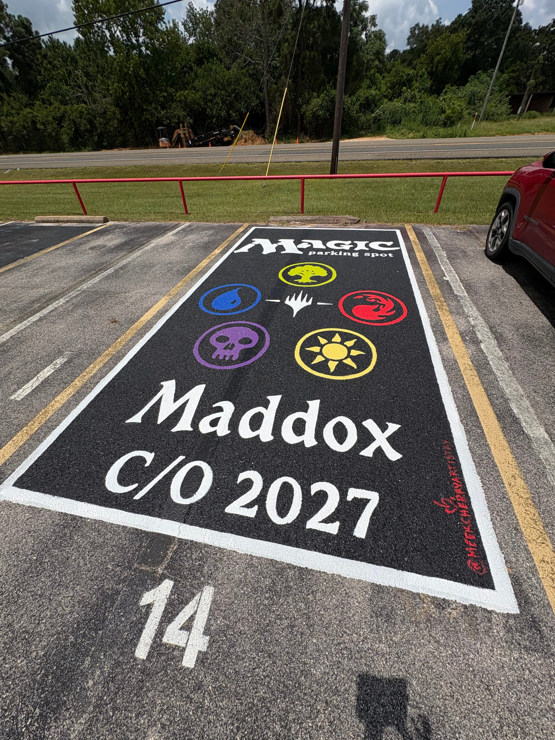Senior Parking Spots Senior parking spot painting Houston, Humble, Atascosita, hardin, Rosharon, Manvel, Katy, Conroe