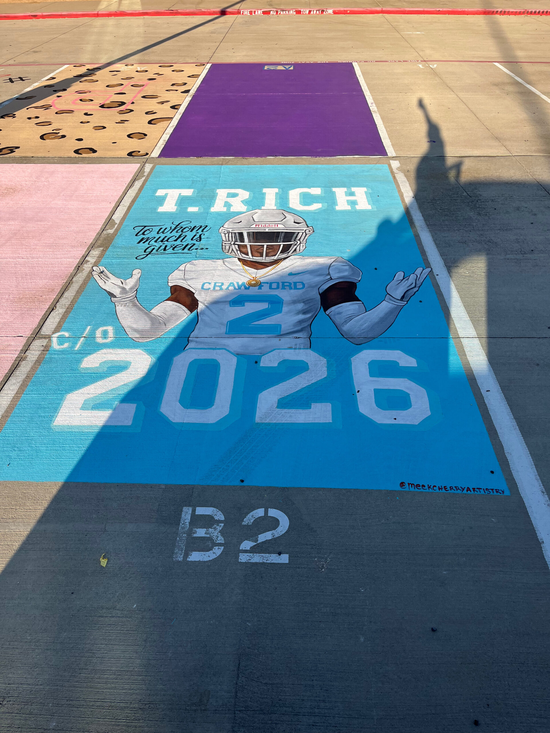 Senior Parking Spots Senior Parkinf Spot Painting Houston
